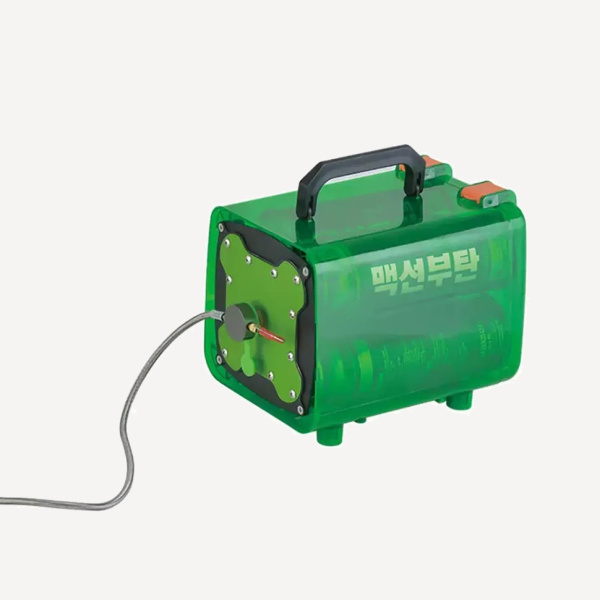 Душ с Газовым нагревом BRS-93+BoxQ5 (Зеленый/Голубой, 450х300х250мм)